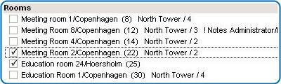 Multi-room booking